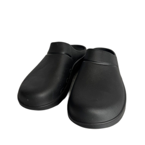 OOFOS Shoes Mens Black Recovery Clogs Slip On Foam Comfort Arch Support Cushion - Picture 3 of 9